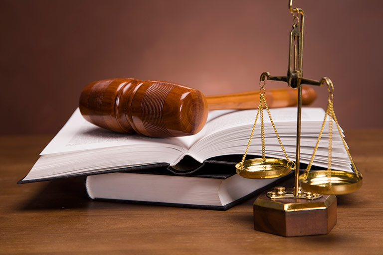 Image of gavel and book