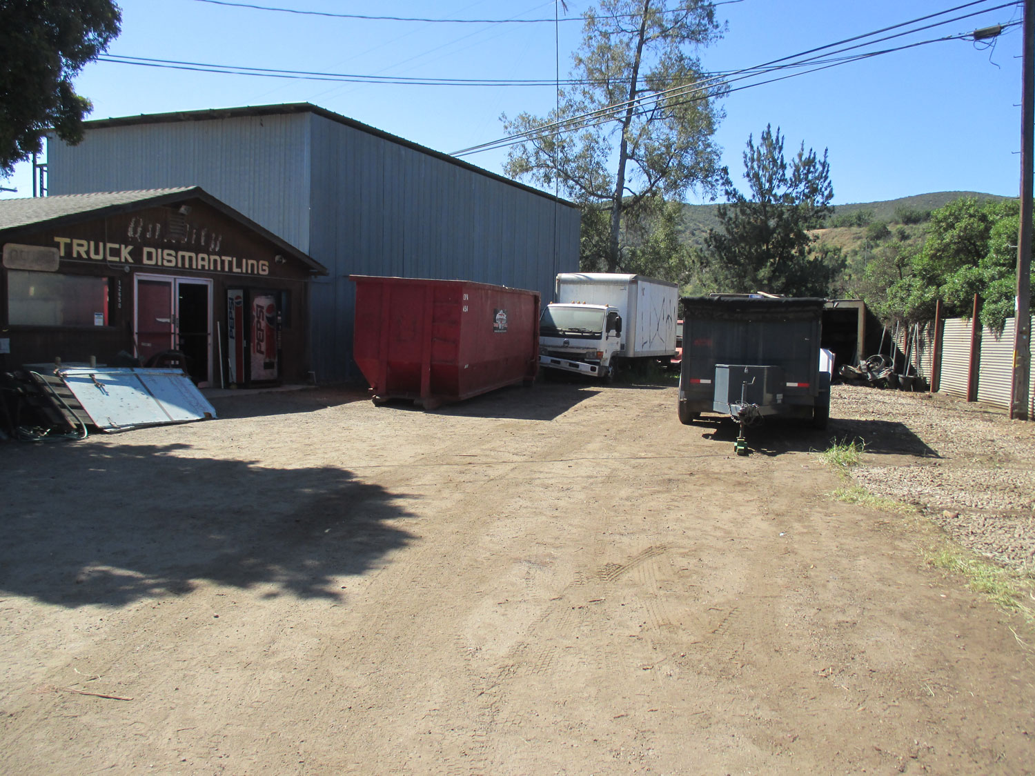 Before Right-of-Way removes encroachment