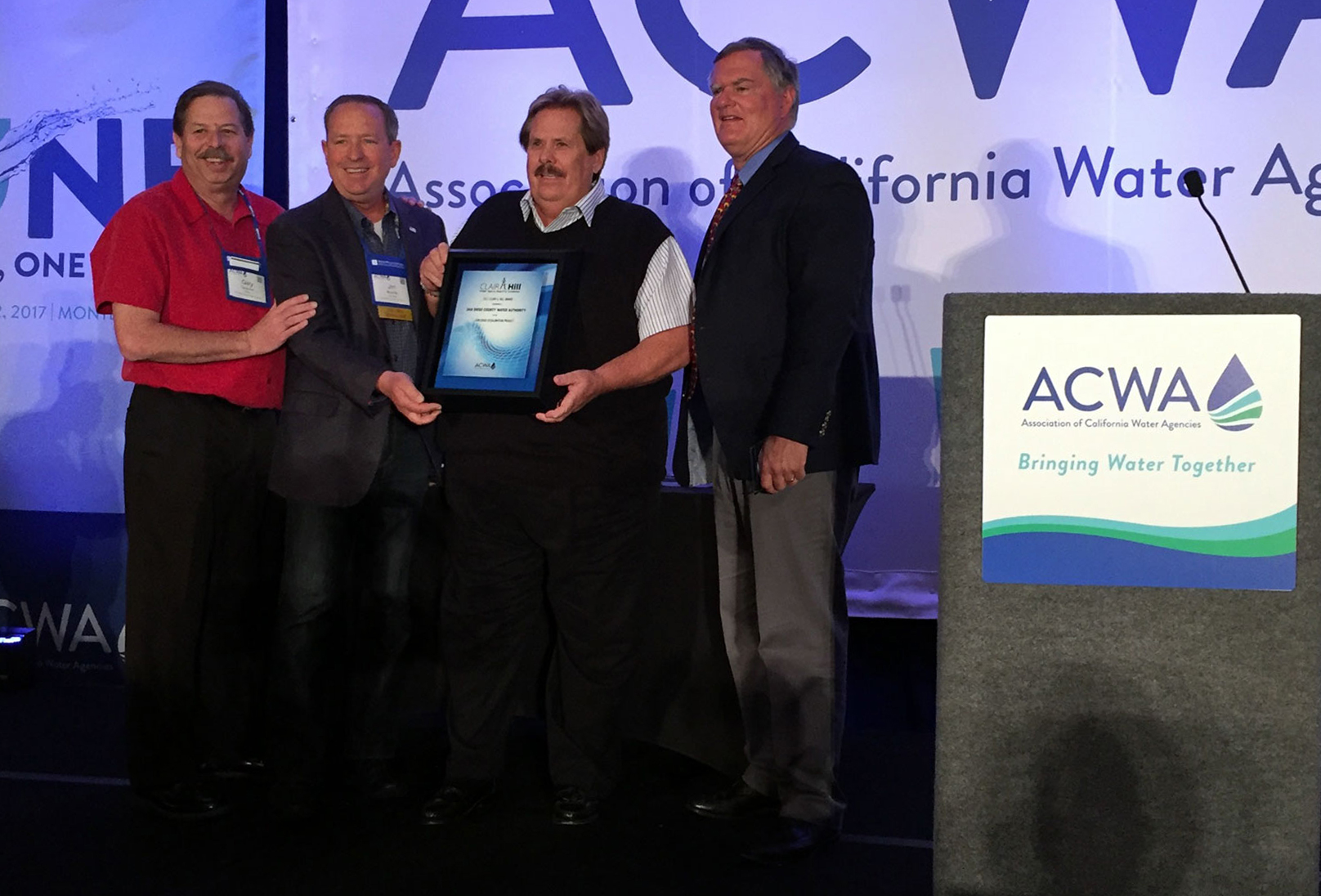 Clair Hill ACWA Award May 2017
